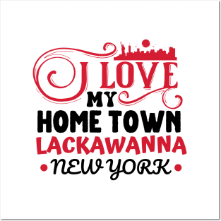 I love Lackawanna New York Posters and Art